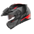 SCHUBERTH-E2-DEFENDER-NERO-ROSSO-Lato2