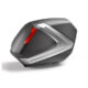 Givi-V37N-Valigia-Laterale-Argento-Rosso