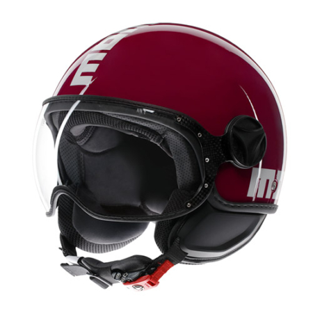 Momo Fighter Classic Candy Porpora Bianco E2206 - Equipaggiamento Moto Accessorio Motociclista