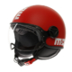 Momo Fighter Classic Candy Rosso Bianco Opaco E2206 - Equipaggiamento Moto Accessorio Motociclista