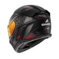 SHARK-D-SKWAL3-BLAST-R-MAT-HE0921-KAR-Nero-Rosso-Opaco-Dietro