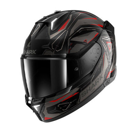 SHARK-SKWALi3-LINIK-HE0822-KAR-Nero-Antra-Rosso-Fronte
