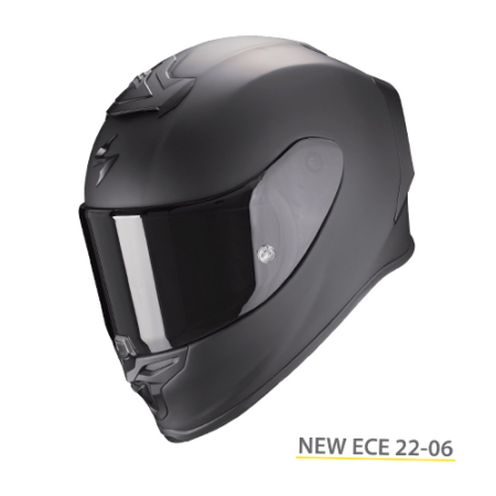 SCORPION-EXO-R1-EVO-AIR-SOLID-110-100-10-Nero-Opaco-Fronte