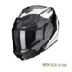 Scorpion Exo-Tech Evo Animo Nero Bianco - Equipaggiamento Moto Accessorio Motociclista