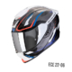 Scorpion Exo-1400 Evo 2 Air Accord Nero Blu Bianco - Equipaggiamento Moto Accessorio Motociclista