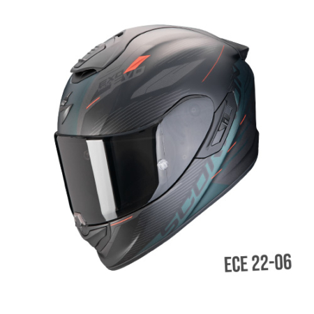 Scorpion Exo-1400 Evo 2 Air Luma Nero Verde - Equipaggiamento Moto Accessorio Motociclista