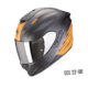 Scorpion Exo-1400 Evo 2 Air Luma Nero Arancio - Equipaggiamento Moto Accessorio Motociclista