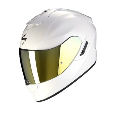 Scorpion Exo-1400 Evo II Air Bianco Perla Solid - Equipaggiamento Moto Accessorio Motociclista