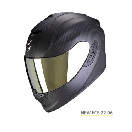 Scorpion Exo-1400 Evo 2 Carbon Air Solid Nero Opaco - Equipaggiamento Moto Accessorio Motociclista