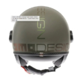Momo Fighter Classic Flip Verde Opaco Bronzo E2206 - Equipaggiamento Moto Accessorio Motociclista - Vista 2