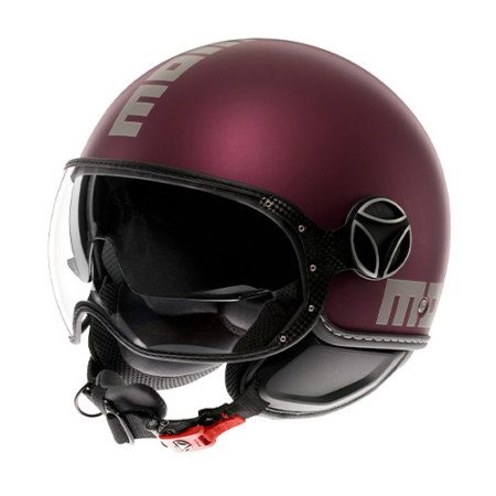 Momo Fighter Evo Amarena Opaco Silver E2206 - Equipaggiamento Moto Accessorio Motociclista