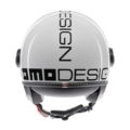 Momo Fighter Evo Bianco Quarzo Lucido Nero E2206 - Equipaggiamento Moto Accessorio Motociclista - Vista 2