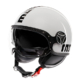 Momo Fighter Evo Bianco Quarzo Lucido Nero E2206 - Equipaggiamento Moto Accessorio Motociclista