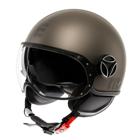 Momo Fighter Evo Hip Bronzo Opaco Silver E2206 - Equipaggiamento Moto Accessorio Motociclista