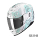 Scorpion Exo-520 Evo Air Fasta Bianco Azzurro - Equipaggiamento Moto Accessorio Motociclista