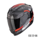 Scorpion Exo-520 Evo Air Titan Nero Rosso - Equipaggiamento Moto Accessorio Motociclista