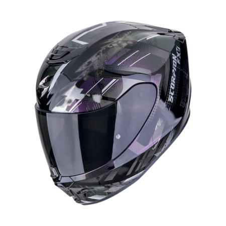 SCORPION EXO-391 CLUTTER Nero-Camaleon-Front