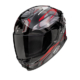 Scorpion Exo-Gt Sp Air Nero Grigio Rosso Augusta - Equipaggiamento Moto Accessorio Motociclista