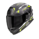 Scorpion Exo-Gt Sp Air Nero Opaco Grigio Giallo Neon Augusta - Equipaggiamento Moto Accessorio Motociclista