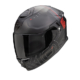 Scorpion Exo-Gt Sp Air Techlane Nero Opaco Grigio Rosso - Equipaggiamento Moto Accessorio Motociclista